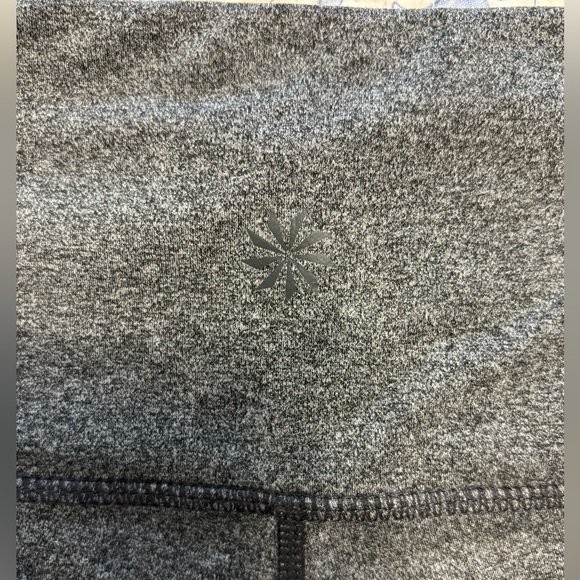 Athleta Yoga Pants Leggings Heathered Gray Size Medium Flared Leg - Picture 5 of 7